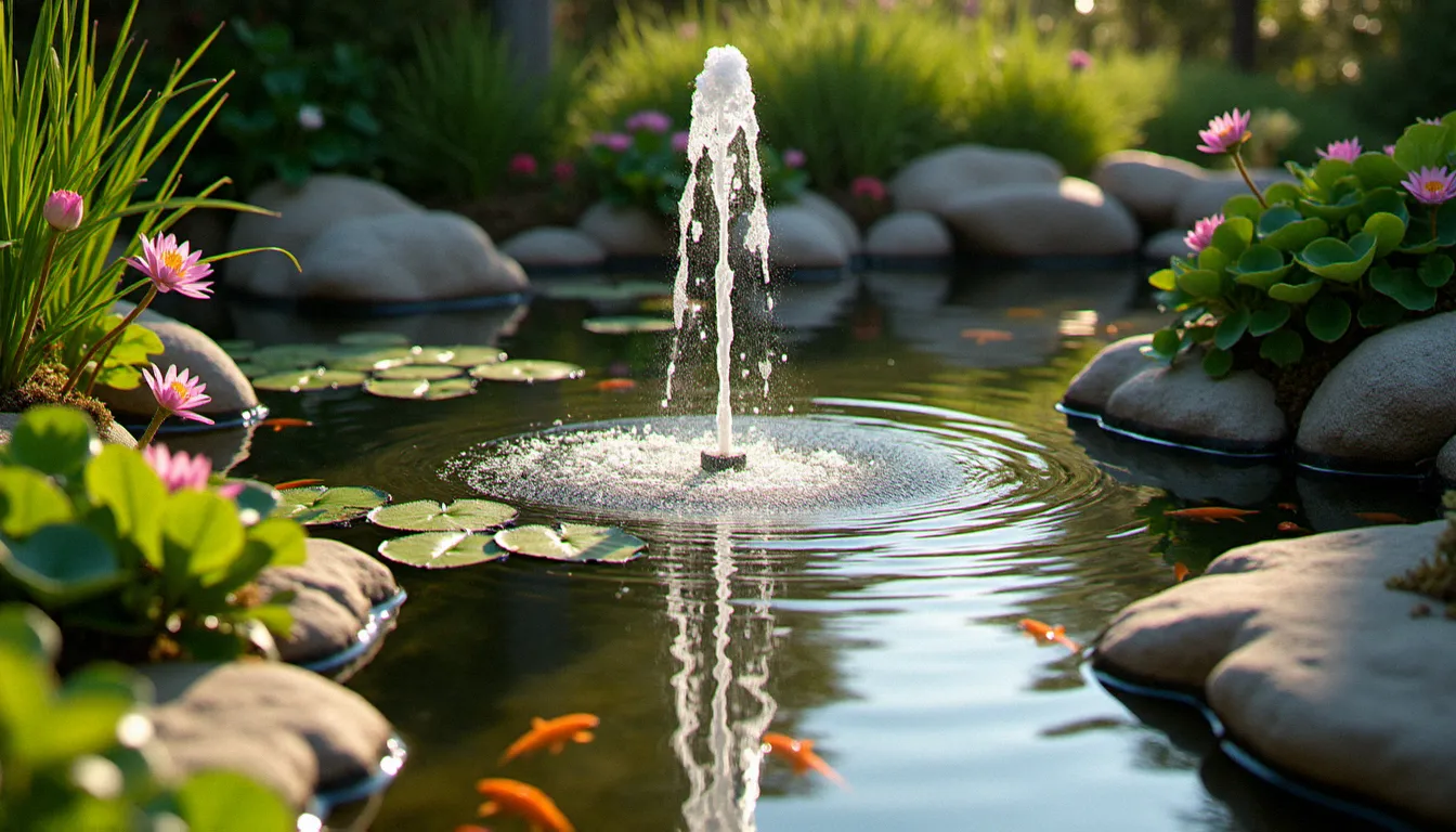 Bassin de jardin avec jet d’eau : guide complet 2026